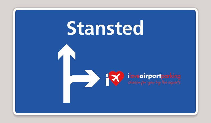 Signpost to Stansted