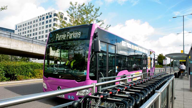 Purple Parking Park and Ride at North Terminal