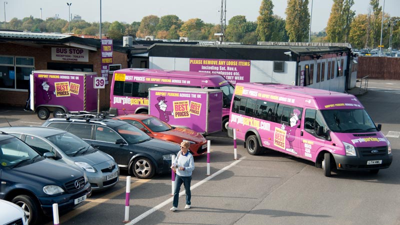 Purple Parking transport