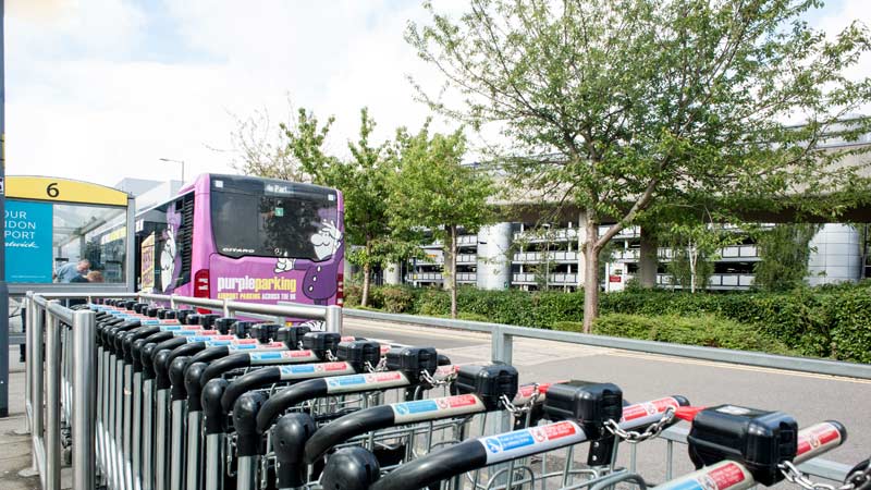 Purple Parking Park and Ride at Gatwick