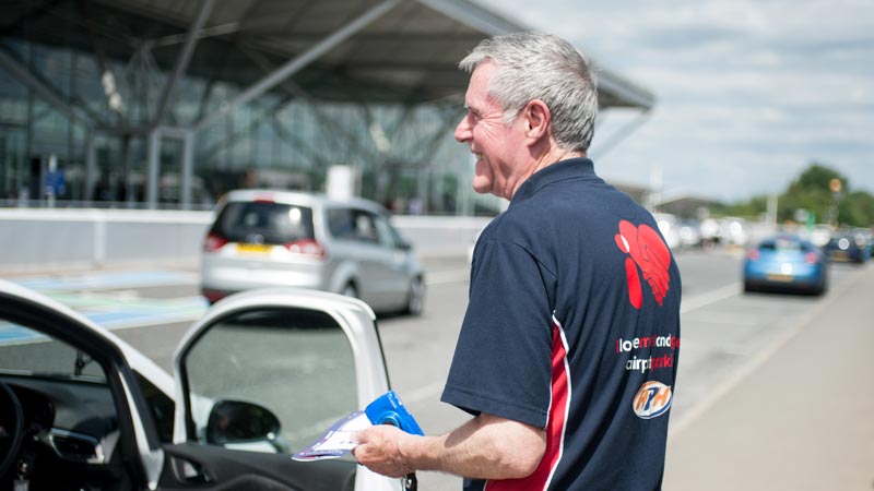 Meet and Greet driver at terminal