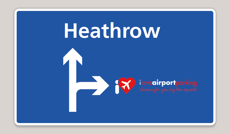 Signpost to Heathrow